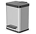Produktbild Hailo Öko uno Plus M | Mülleimer 1 x 17 Liter | Edelstahl | Soft Close Deckeldämpfung | Abfalleimer mit Pedal | Tretmülleimer mit Inneneimer | Mülleimer rechteckig | Made in Germany