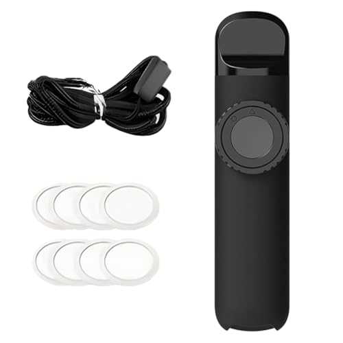 Kazoo ajustável para entretenimento e todos os instrumentos (preto, inclui 8 membranas e 1 cordão).