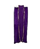 Nicky Bigs Novelties Adult King Queen Cloak Robe Faux Fur Collar Halloween Cosplay Costume Accessory, Purple