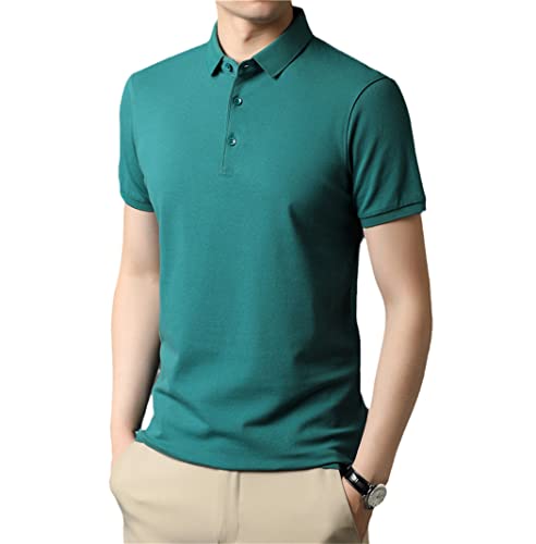 Polo homme vert militaire en coton pour vos weekends d'été