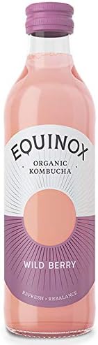 Equinox Kombucha Equinox Kombucha Organic Wild Berry Soft Drink, 275 Millilitre