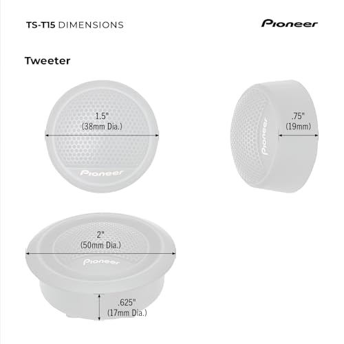 Pioneer Car Audio Stereo Speaker Tweeters samsung TST15