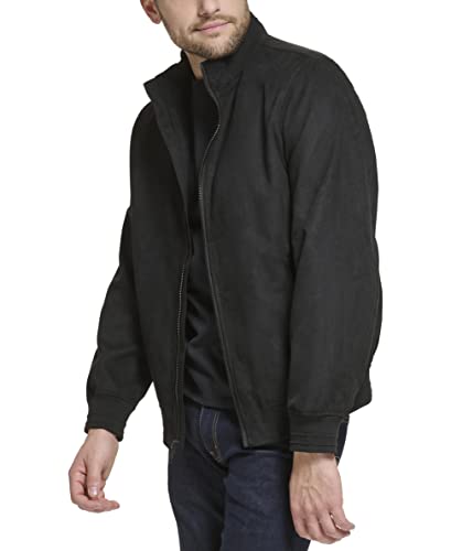 DKNY Men's Modern Knit Collar Bomber Jacket3