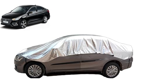 Image of Smart Fabrik || Half Body & Full Body Cover for Car || UV Protection || HeatProof (Verna, Half Body)