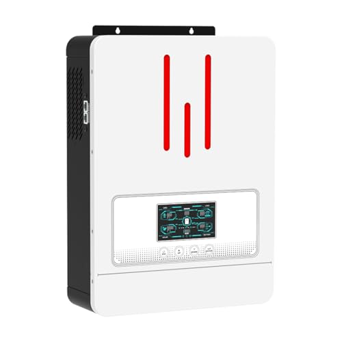Y&H 3200W Hybrid Solar Inverter DC24V to AC230V, Supports Battery-Free Operation, with 80A MPPT Solar Charger, Pure Sine Wave Off-Grid, LiFePO4 BMS-RS485, 4ms UPS Transfer, RV & Home Zero-Bill Backup