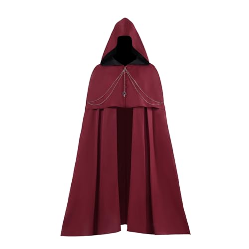 Manteau long pour Halloween et carnaval : cape médiévale homme légère et confortable