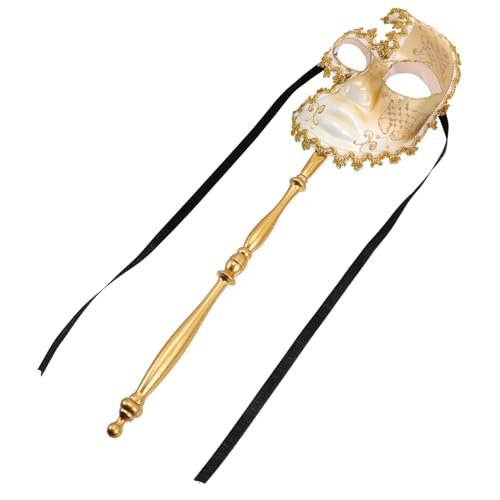 KESYOO Venetian Mask Face Retro Decor Decoration Party Supplies Halloween Costumes Apparel Costumes Prank Plaything Party present Cosplay Supplies Plastic White