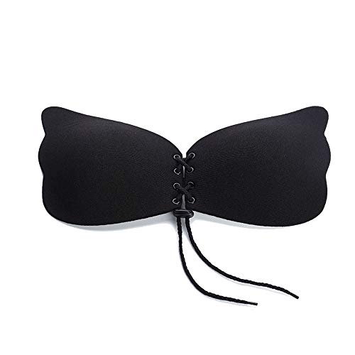 Soutien-Gorge Push Up Invisible BaronHong Noir Bonnet B