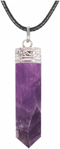 Natural Green Fluorite 6 sided Point Pendant (1 pcs)
