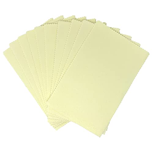 Sunshine Polishing Cloths Bulk Pack for Silver Gold Brass and Copper Jewelry (10 Pack)