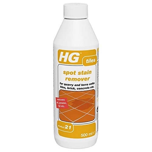 HG Spot Stain Remover 500 ml Removes Grease and Oil Stains from Tiles
