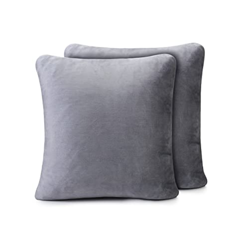 Amago Kissenbezug 2er-Set, Cashmere-Feeling, 50 x 50 cm, Anthrazit, 40133-91-A2