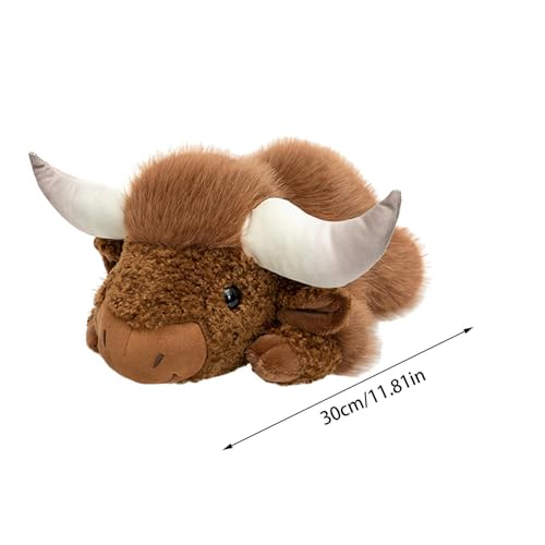 Vache en tissu lesté doux Coussin ergonomique bureau maison