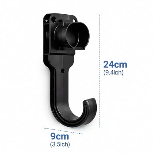 Image of EV MASTER Type 2 EV Charger Charging Cable Wall Mount | EV Charging Cable Organiser for Wallbox Charging Station Wall Connection Holder | Fits Most EU Standards EVs (Pack of 1)