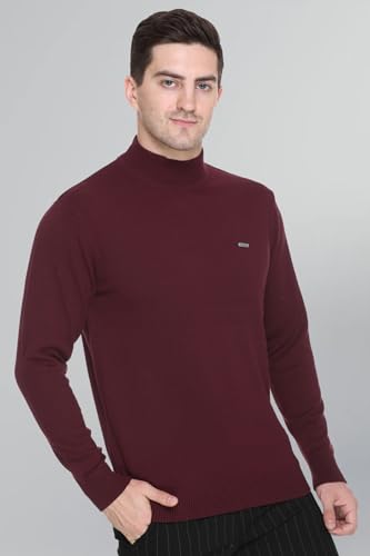 Image of GODFREY Woolen Full Sleeve Sweaters for Men Winter Wear - Turtle Neck Pullover for Men Stylish