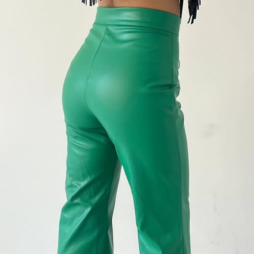 JOASDAO Deals+of+The+Day+Clearance+Prime Gift Set Women Yoga Pants for Women Lace Up Corset High Waist Wide Leg Bootcut Trousers Steampunk Faux Leather Trousers(Green,S) steampunk buy now online JOASDAO Deals+of+The+Day+Clearance+Prime Gift Set Women Yoga Pants for Women Lace Up Corset High Waist Wide Leg Bootcut Trousers Steampunk Faux Leather Trousers(Green,S) steampunk buy now online