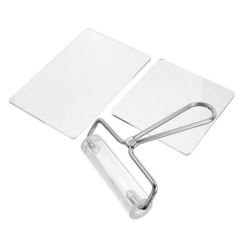 Homoyoyo Bead Roller Tool Clay Rectangle Sheet Air Dry Clay Rolling Pin Roller for DIY Craft