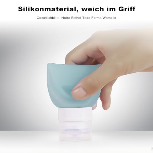HAOQIAGA Futtertube zum Befüllen Hund, 90ml Befüllbare Tuben für Hunde Tube, 2 Stück Wiederverwendbar Silikon Reiseflaschen mit Karabine für Outdoor Haustier Draussen (Grün, Rosa)