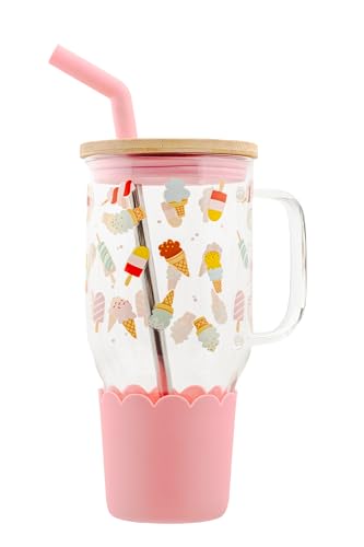 10 Strawberry Street Adria Hydration Travel Tumbler, Pink Ice Cream