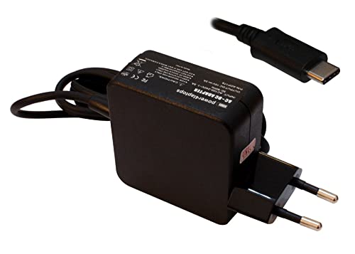 Power4Laptops Adaptador Fuente de alimentación Tableta Cargador (Enchufe de la UE) Compatible con...