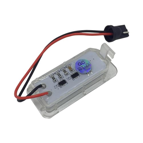 2 peças de luz de placa de licença com número de LED para Ford Focus 5D Fiesta Mondeo MK4 C-Max MK2