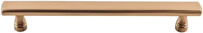 Kingsbridge Pull Color Honey Bronze - Top Knobs 6 5/16” Length Devon Coll Modern Transitional Bar Handle Decorative Kitchen Bath Cabinet Hardware Dresser Bathroom Metal Handle Interior Home