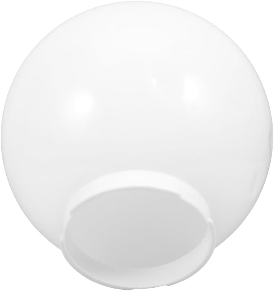 Replacement Acrylic Globe Lamp Shade Weather-resistant Outdoor Spherical Light Cover for Wall Fixtures Easy to Install Garden and Patio Lighting