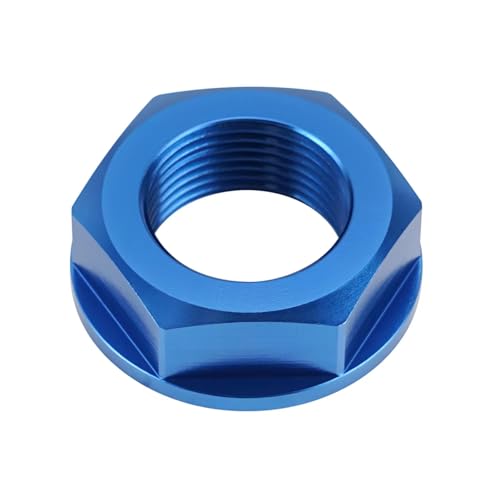 Moto-Befestigungen Kompatibel Mit Suzuki Für RM-Z250 Für RM-Z450 Für RMX450Z Motorrad-Schraubfelge Hinterrad-Achsenwelle Sicherungsmutter-Schraubfelge(Blue)