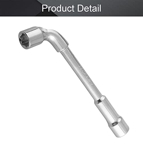 Utoolmart Metric L Shaped Angled Hex Socket Wrench, 13Mm Socket Wrenches, Mirror Chrome Plated, Cr-V, 1 Pcs #TOP3