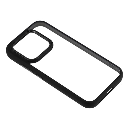 Image of for Xiaomi 17 Case Anti-Drop TPU + PC Clear Phone Back Cover - Black