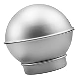 BESTYASH 1Satz DIY Halbkugel Badekugel Form aus Aluminium Wiederverwendbare Backform für Teilige für Kreative Badekugeln und Geschenkideen
