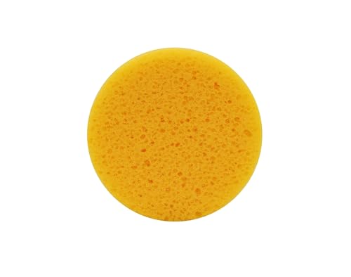 3 Inch Round Synthetic Sponges for Crafts, Painting, Pottery, Face Painting, Watercolors & Horse Tack Cleaning | 25 Pack