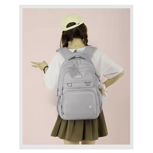 Mochila Fofa Feminina De Costas Bolsa Impermeável Escolar Leve Escolar Viagem Trabalho Faculdade Pas