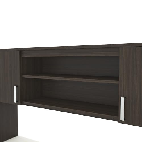 Bestar, Ridgeley Collection, 3-Piece Set Including a U-Shaped Desk with Hutch, a Lateral File Cabinet, and a Bookcase