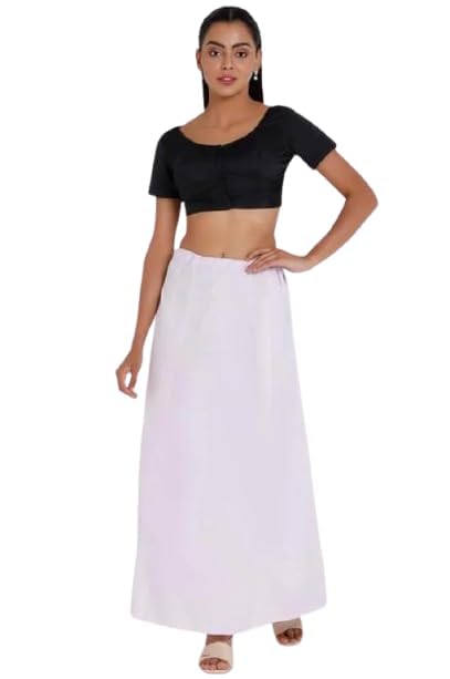 Lavender Cotton Petticoat for Women – Stylish Lightweight and Comfortable Saree Underskirt with Adjustable Waistband-image-19