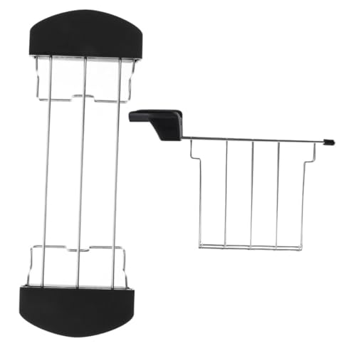 HOLIDYOYO 1set Toast Warming Rack Sandwich Holder Toaster Rack for Easy Kitchen Use Lightweight Compact Made of Stable and Stainless Steel for Toasting Bread and Sandwiches