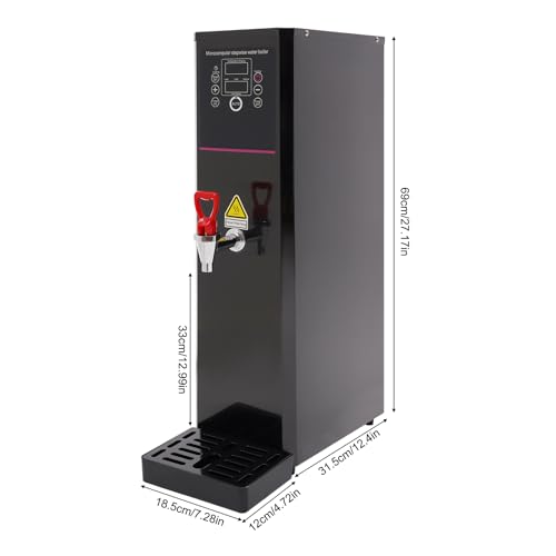Image of Hot Water Dispenser, Commercial Tap-Operated Water Boiler, 110V 1500W Step-by-step Fast Heating Electric Water Warmer, Temperature Control 86-212F for Boba Tea Coffee Office Restaurant (20, Liters)
