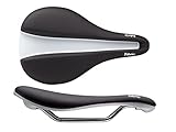  Fabric Line S Elite - Sillín para bicicleta de carretera (155 mm), color negro y blanco