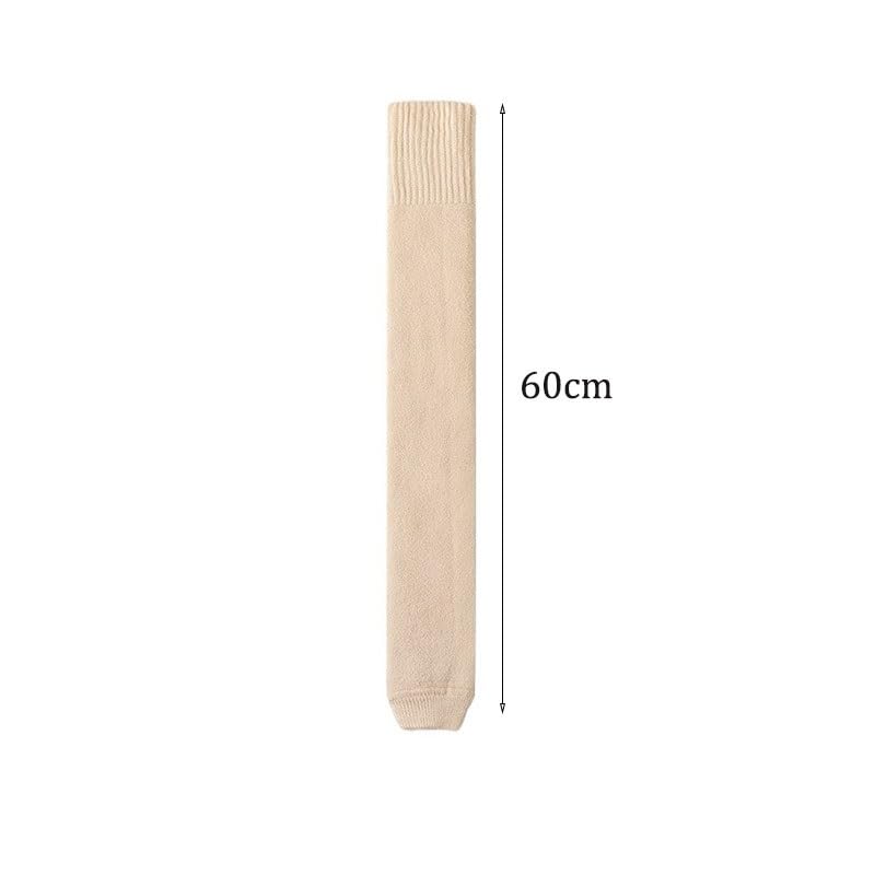 Winter Padded Thick Knee Length Socks for Ladies Warm Protective Guards