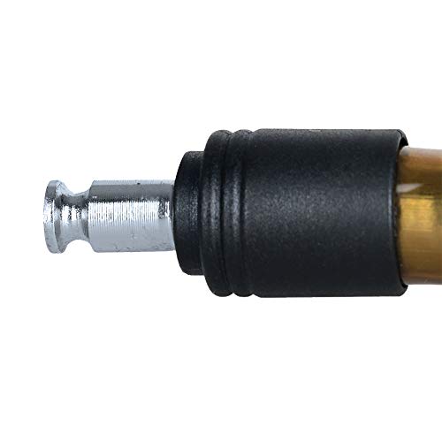 Oxford Of145 Smoke 25Mm Diameter 4.9' Long Barrier Armored Cable Lock #TOP1