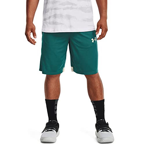 Short de basket Under Armour homme Baseline Cerulean vêtement sport bleu S