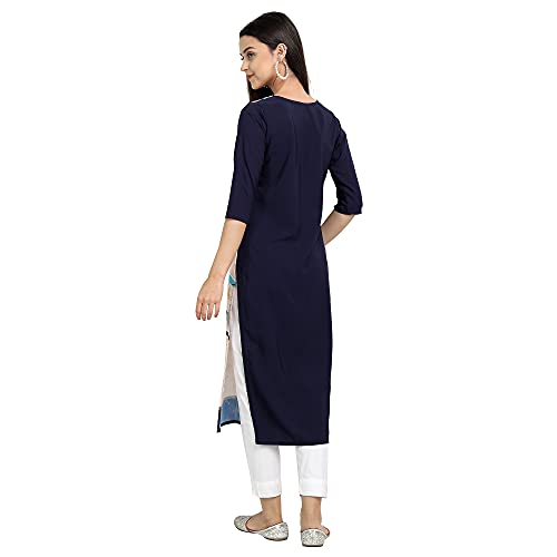 Image of Women's Crepe Regular Kurta