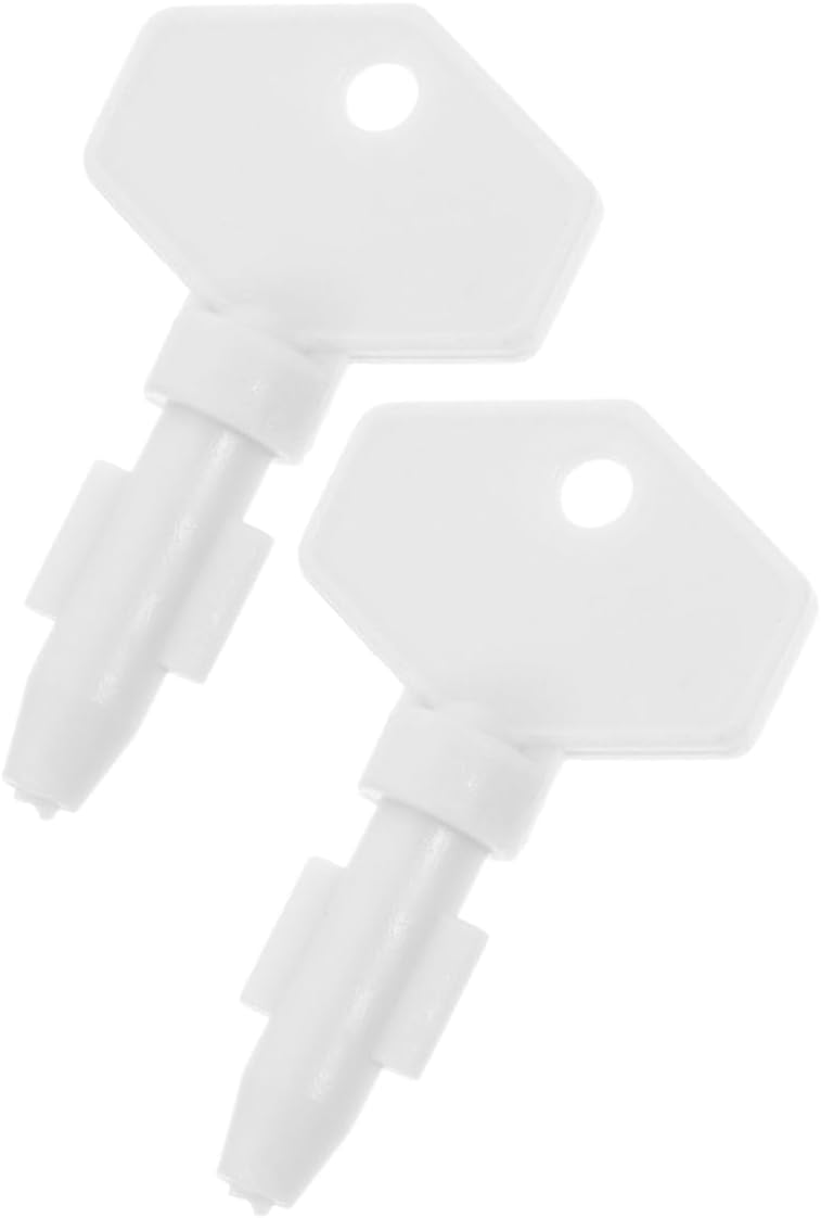 2 Pcs Plastic Dispenser Keys for Toilet Paper and Towel Holders