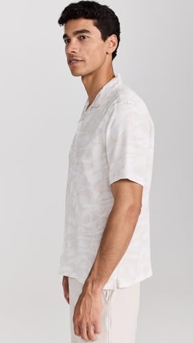 Theory Men's Irving Printed Linen Shirt4