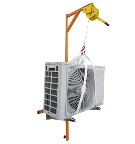 Installieren Sie Eine Außeneinheit Für Klimaanlage, Hebe-, Hebel- Und Selbstsichernde Windelhalterung,3hp Brackets+10m Winch