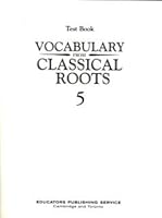 Vocabulary From Classical Roots Book 5 Tests 0838882668 Book Cover