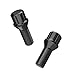 20pcs Locking Spline Black 12x1.5 Lug Bolts with Socket Key (26mm OEM Shank Length, Cone Seat) Compatible with BMW 128i 135i 318i 320i 325i 328i 335i M3 528i 530i 535i M5 Z3 Z4 E36 E46 E60 E90 E92 E93