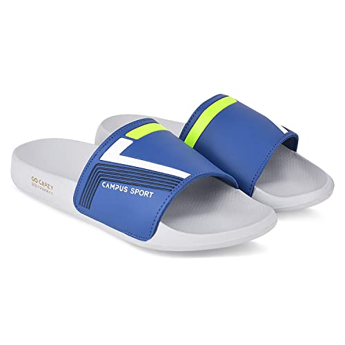 Image of Campus Men's SL-432 MUNLT /F.GRN Sliders - 10UK /India SL-432