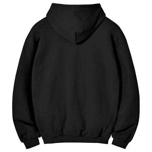 Image of Ohoo Youth French Terry Pullover Hoodie - 100% Cotton Pre-Shrunk Soft Midweight Sweatshirt for Boys Girls
