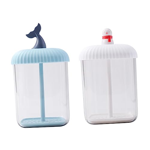 FRCOLOR 2個洗顔用泡立て器 手動プ フェイスウォッシュ用 泡立てボトル フ